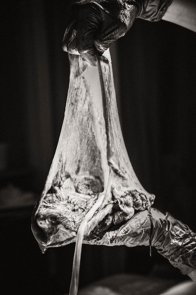 Black and white birth detail, documentary birth photography Netherlands
